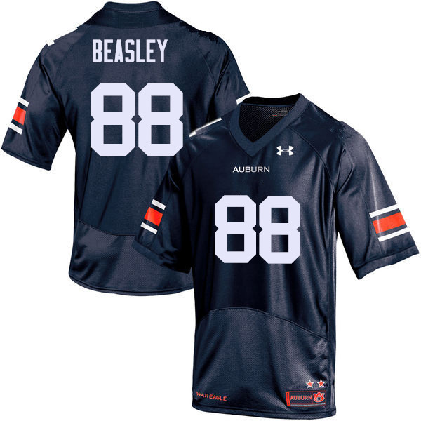 Men Auburn Tigers #88 Terry Beasley College Football Jerseys Sale-Navy
